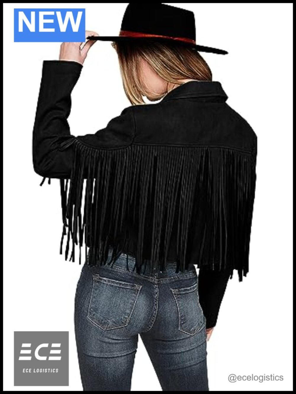 Faux Suede Fringe Jacket Cropped Western Moto Faux Leather Fringe Coat